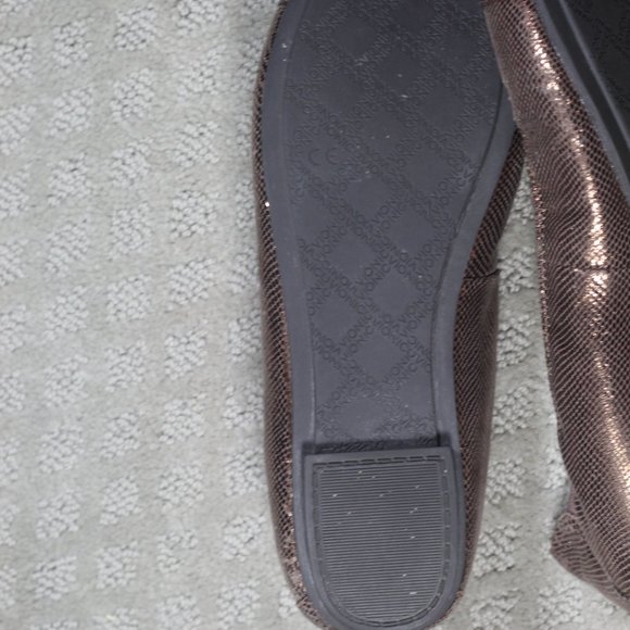 Vionic Allora Size 7.5 Brown Elatic Opening Ballet Flats - Picture 7 of 7